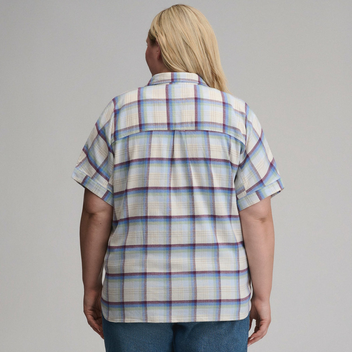 Eddie Bauer Women's W Field Flex Flannel Short-Sleeve Shirt