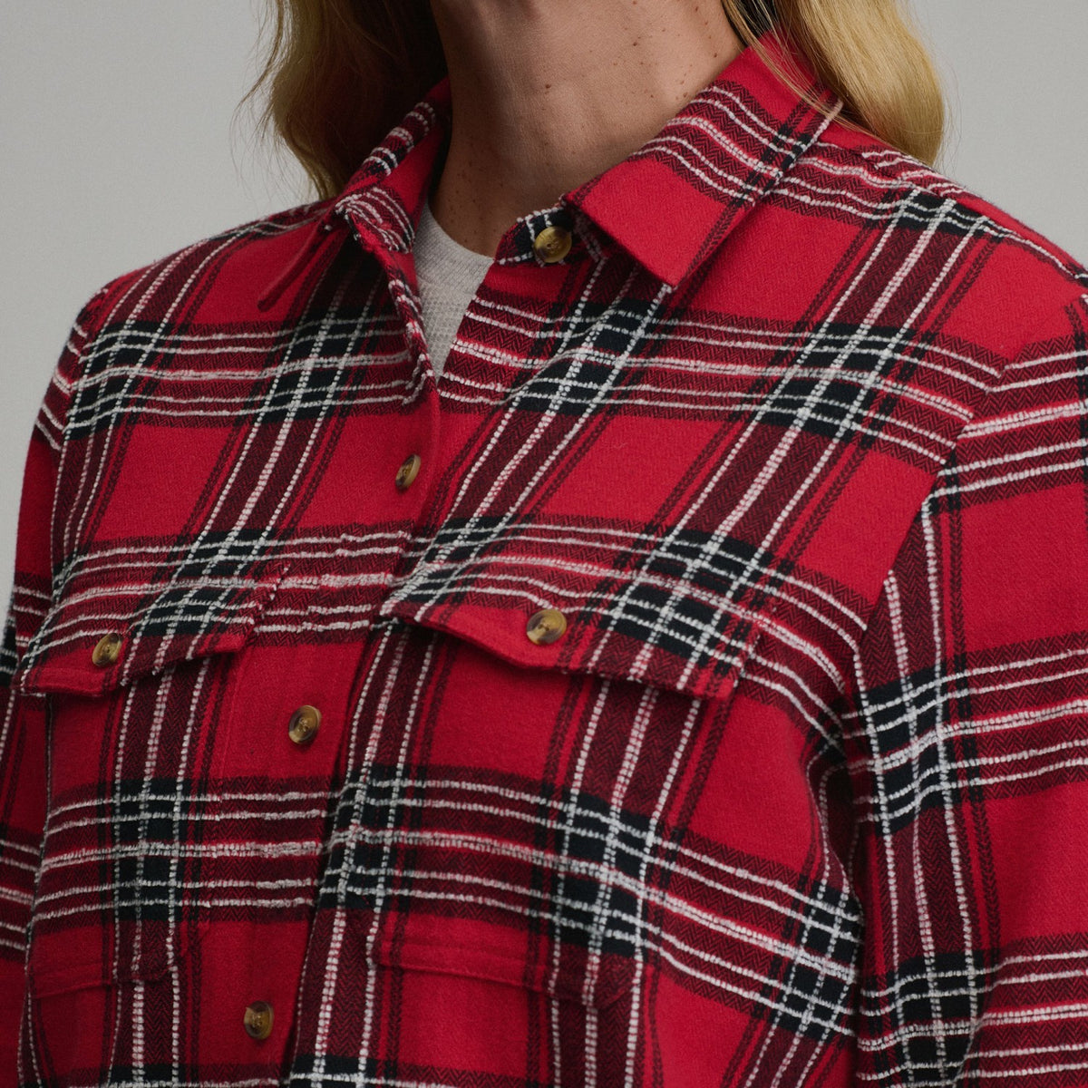 Eddie Bauer Women's Long-Sleeve Heritage Soft Classic Novelty Flannel Shirt