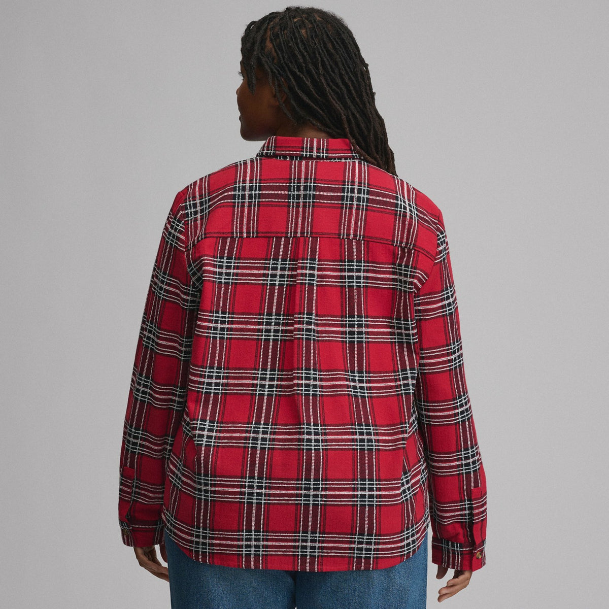 Eddie Bauer Women's Long-Sleeve Heritage Soft Classic Novelty Flannel Shirt
