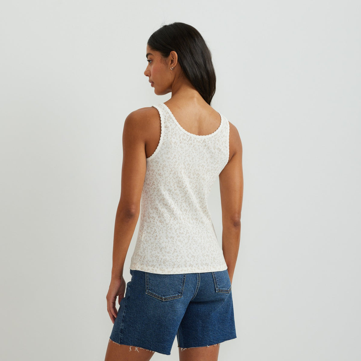 Eddie Bauer Women's Rib Henley Tank