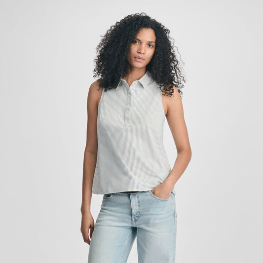 Eddie Bauer Women's Departure Collared Sl Tank