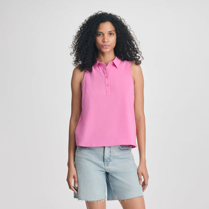 Eddie Bauer Women's Departure Collared Sl Tank