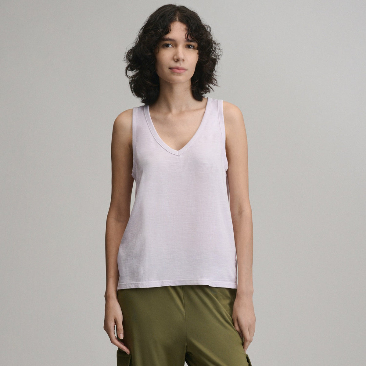 Eddie Bauer Women's Sunwashed Cotton V-Neck Tank