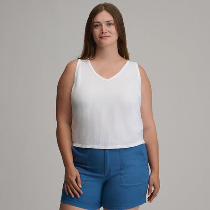 Eddie Bauer Women's Sunwashed Cotton V-Neck Tank