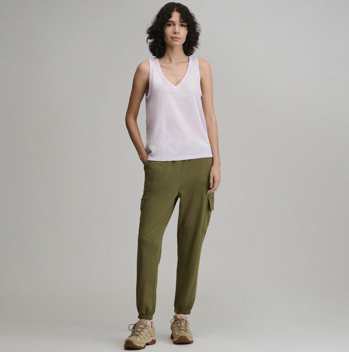Eddie Bauer Women's Sunwashed Cotton V-Neck Tank