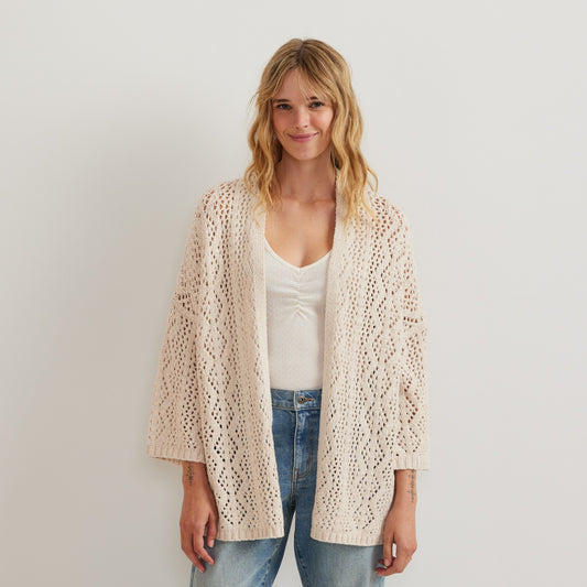 Eddie Bauer Women's Long Open-Front Cardigan