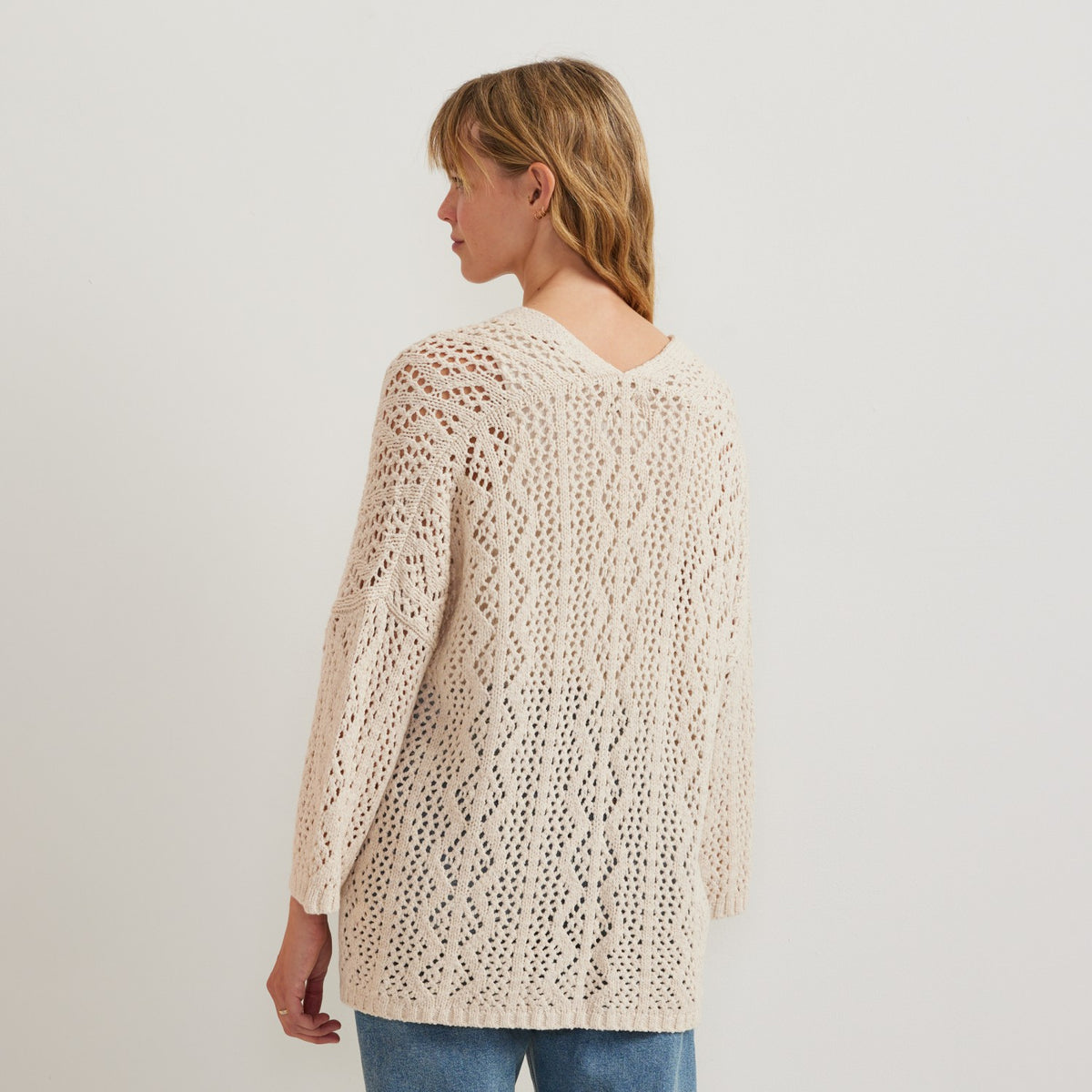 Eddie Bauer Women's Long Open-Front Cardigan