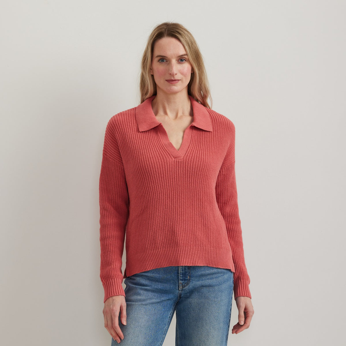Eddie Bauer Women's Johnny Collar Polo Sweater