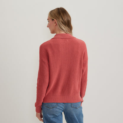 Eddie Bauer Women's Johnny Collar Polo Sweater