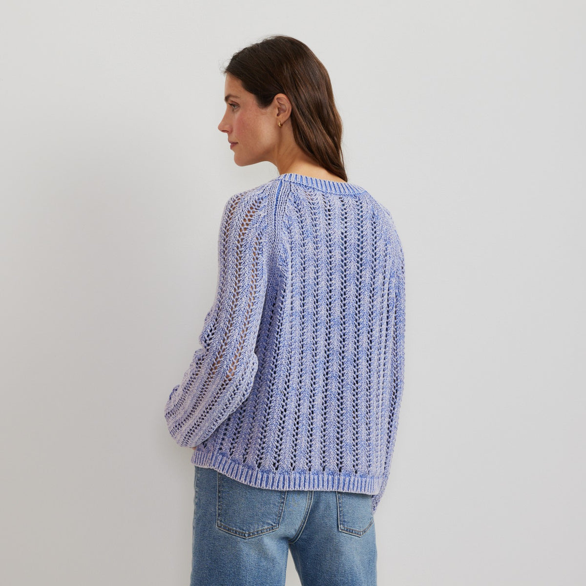 Eddie Bauer Women's Pointelle LS Pullover