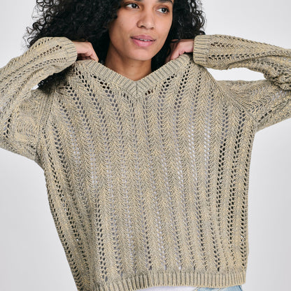 Eddie Bauer Women's Pointelle LS Pullover