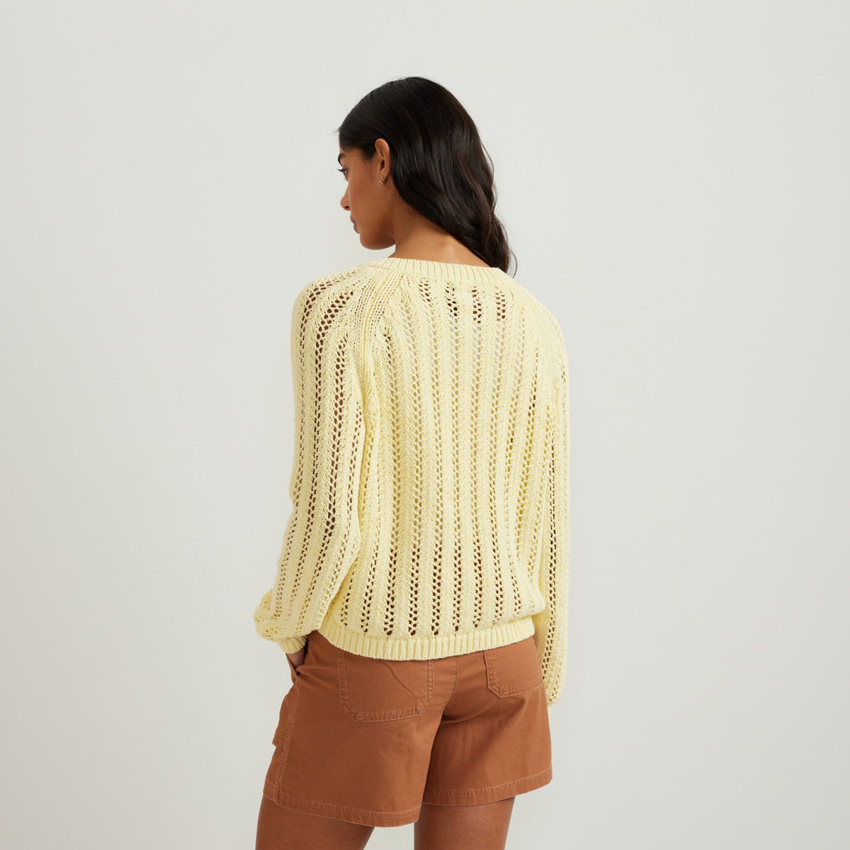Eddie Bauer Women's Pointelle LS Pullover