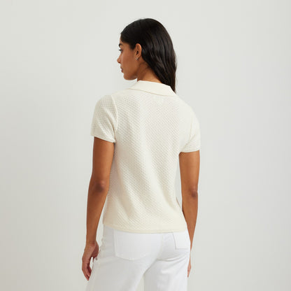 Eddie Bauer Women's Diamond Stitch SS Sweater Po