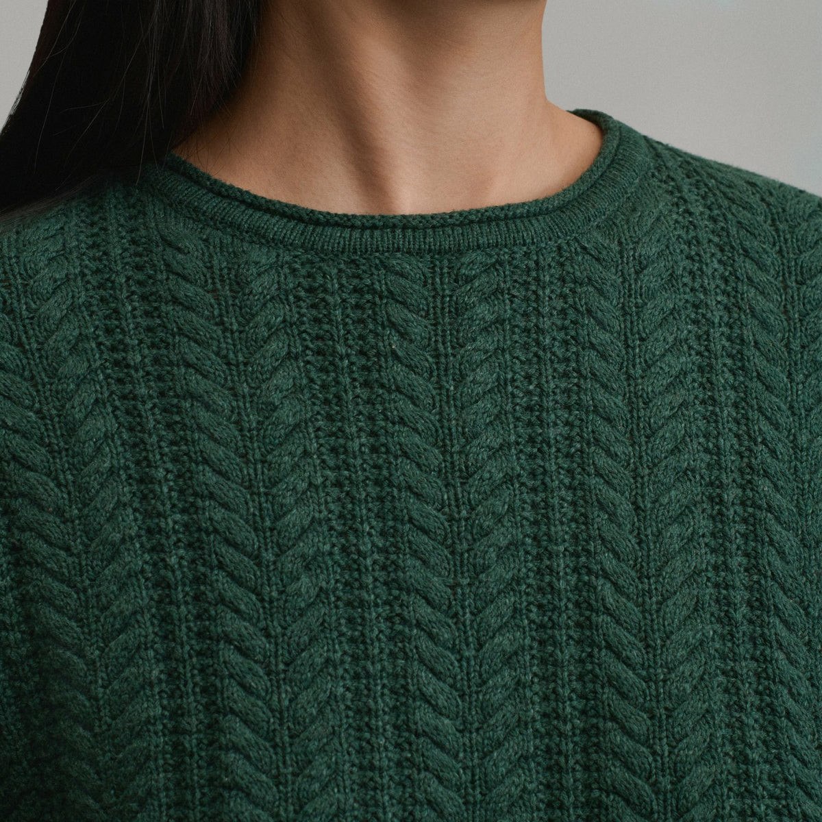 Eddie Bauer Women's Cotton Cable Crew Sweater