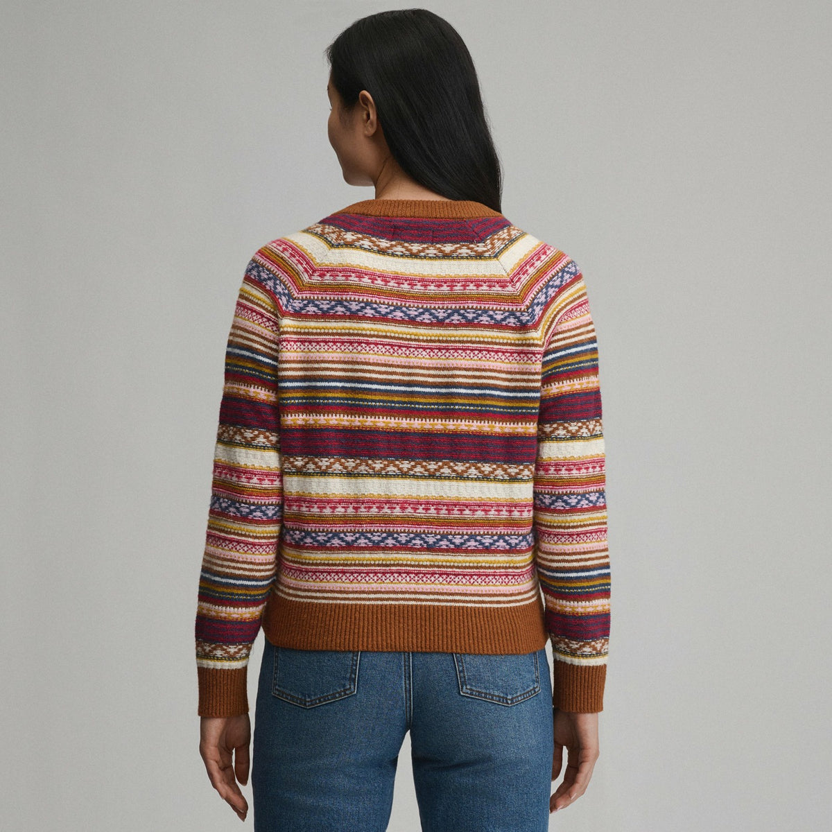Eddie Bauer Women's Signature Cardigan Sweater - Stripe