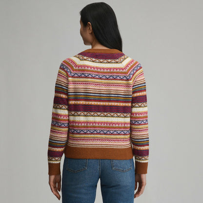 Eddie Bauer Women's Signature Cardigan Sweater - Stripe