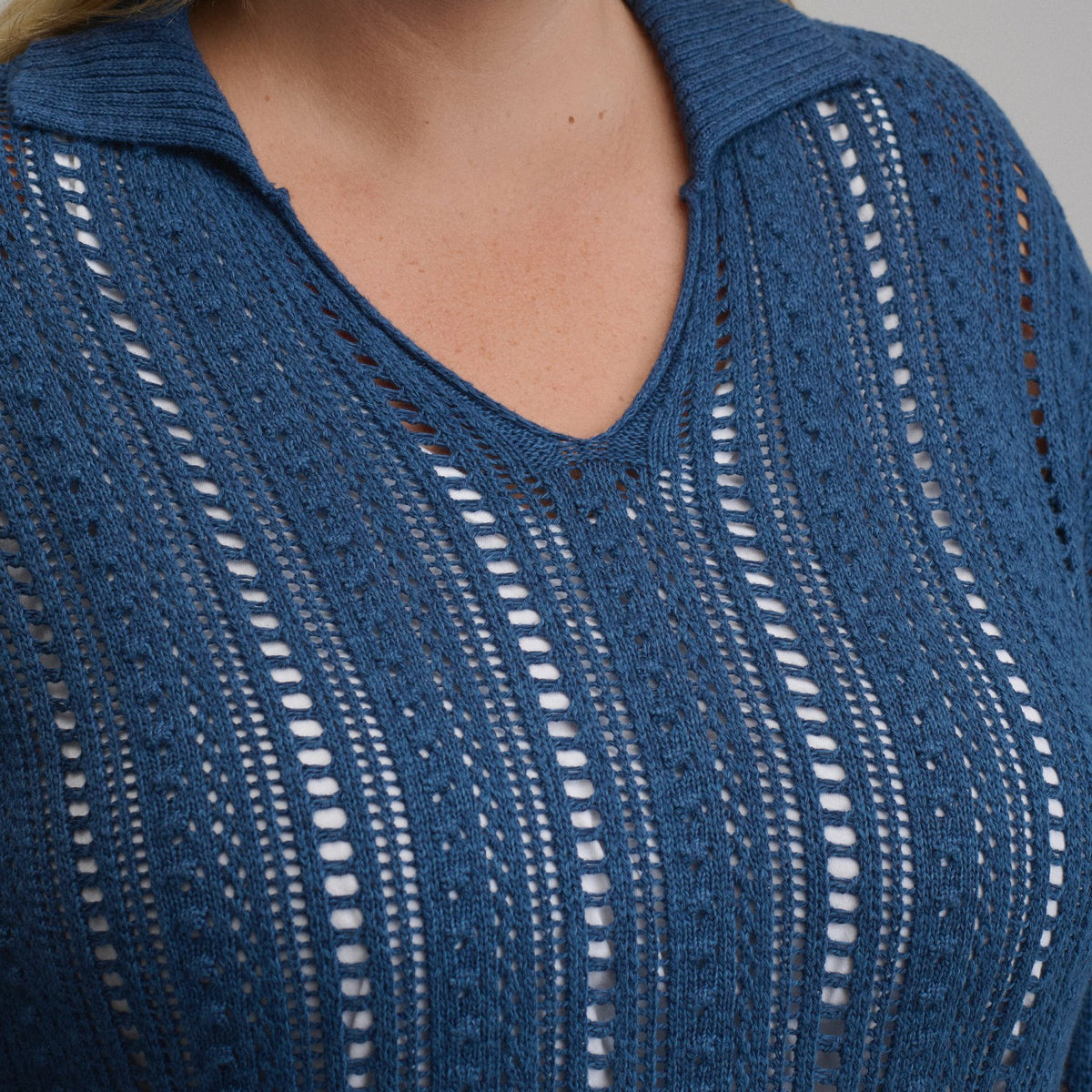Eddie Bauer Women's Long-Sleeve Slub Johnny Collar Sweater