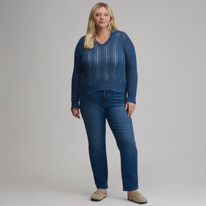 Eddie Bauer Women's Long-Sleeve Slub Johnny Collar Sweater