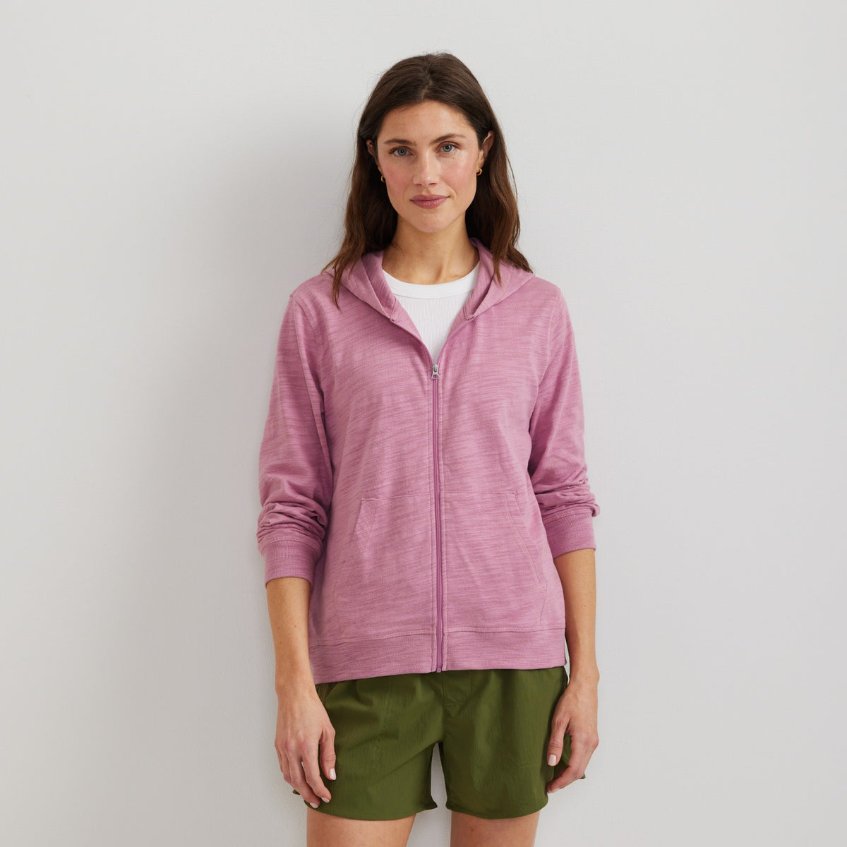 Eddie Bauer Women's Waverly Cotton Slub Sweatshi