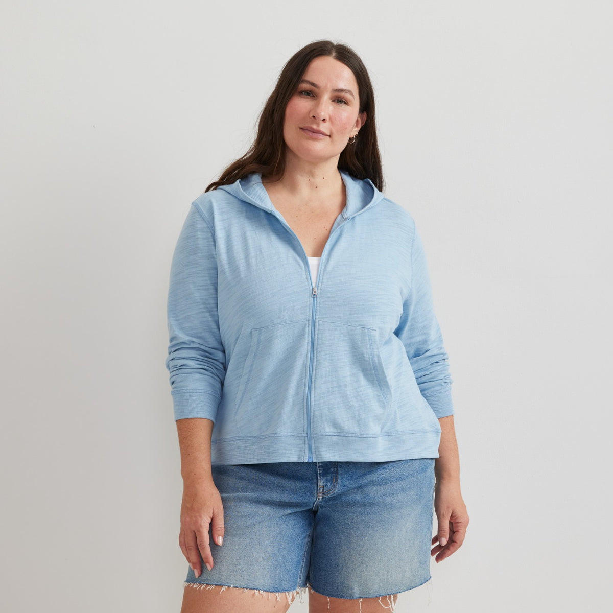 Eddie Bauer Women's Waverly Cotton Slub Sweatshi
