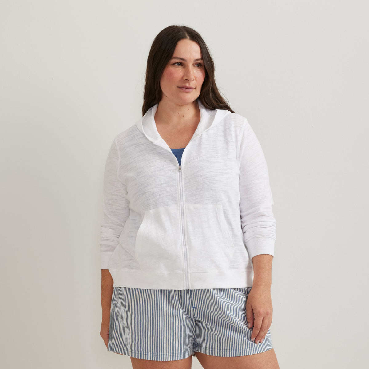Eddie Bauer Women's Waverly Cotton Slub Sweatshi