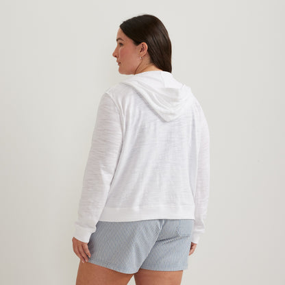 Eddie Bauer Women's Waverly Cotton Slub Sweatshi