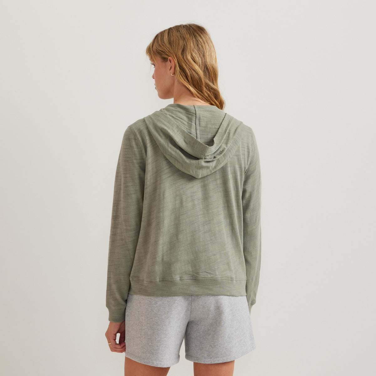 Eddie Bauer Women's Waverly Cotton Slub Sweatshi