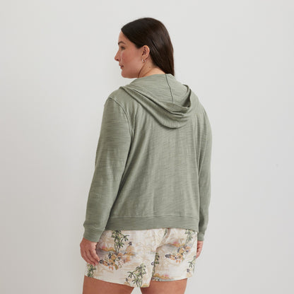Eddie Bauer Women's Waverly Cotton Slub Sweatshi