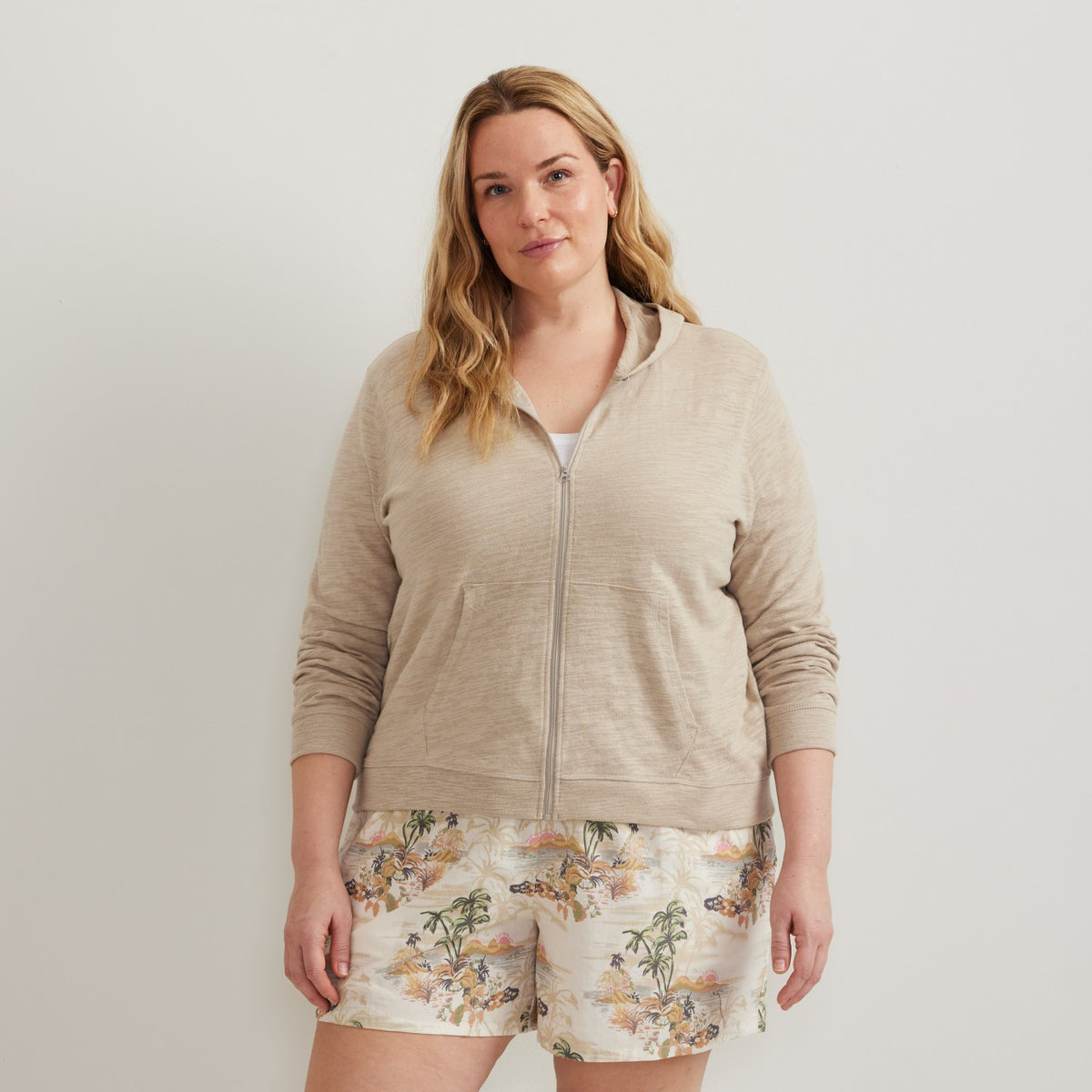 Eddie Bauer Women's Waverly Cotton Slub Sweatshi