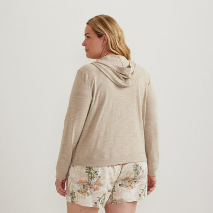 Eddie Bauer Women's Waverly Cotton Slub Sweatshi
