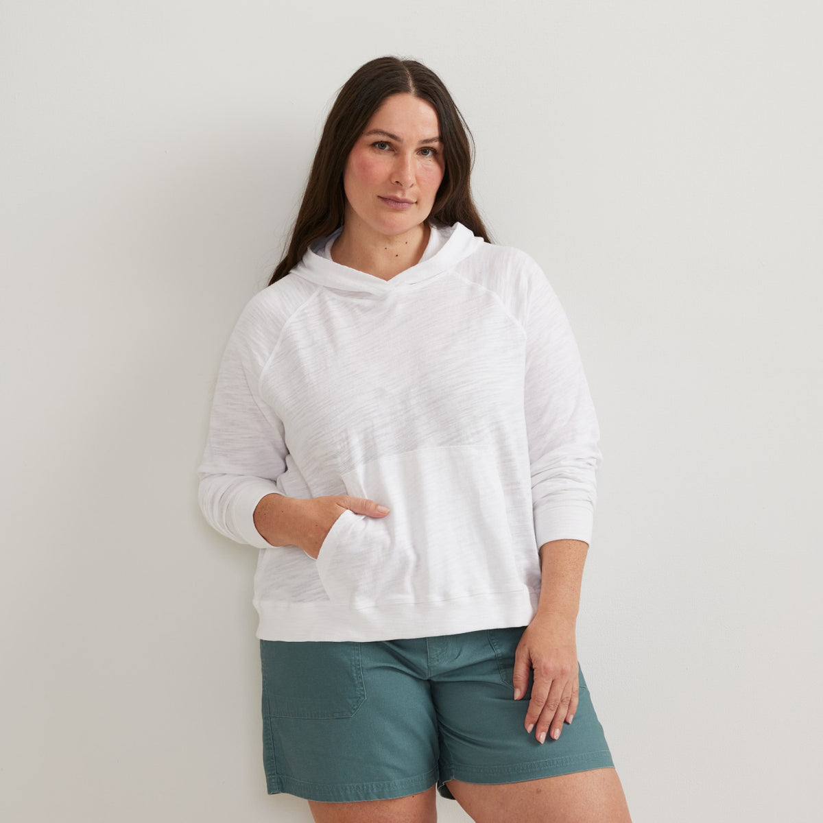 Eddie Bauer Women's Waverly Cotton Slub Hoodie
