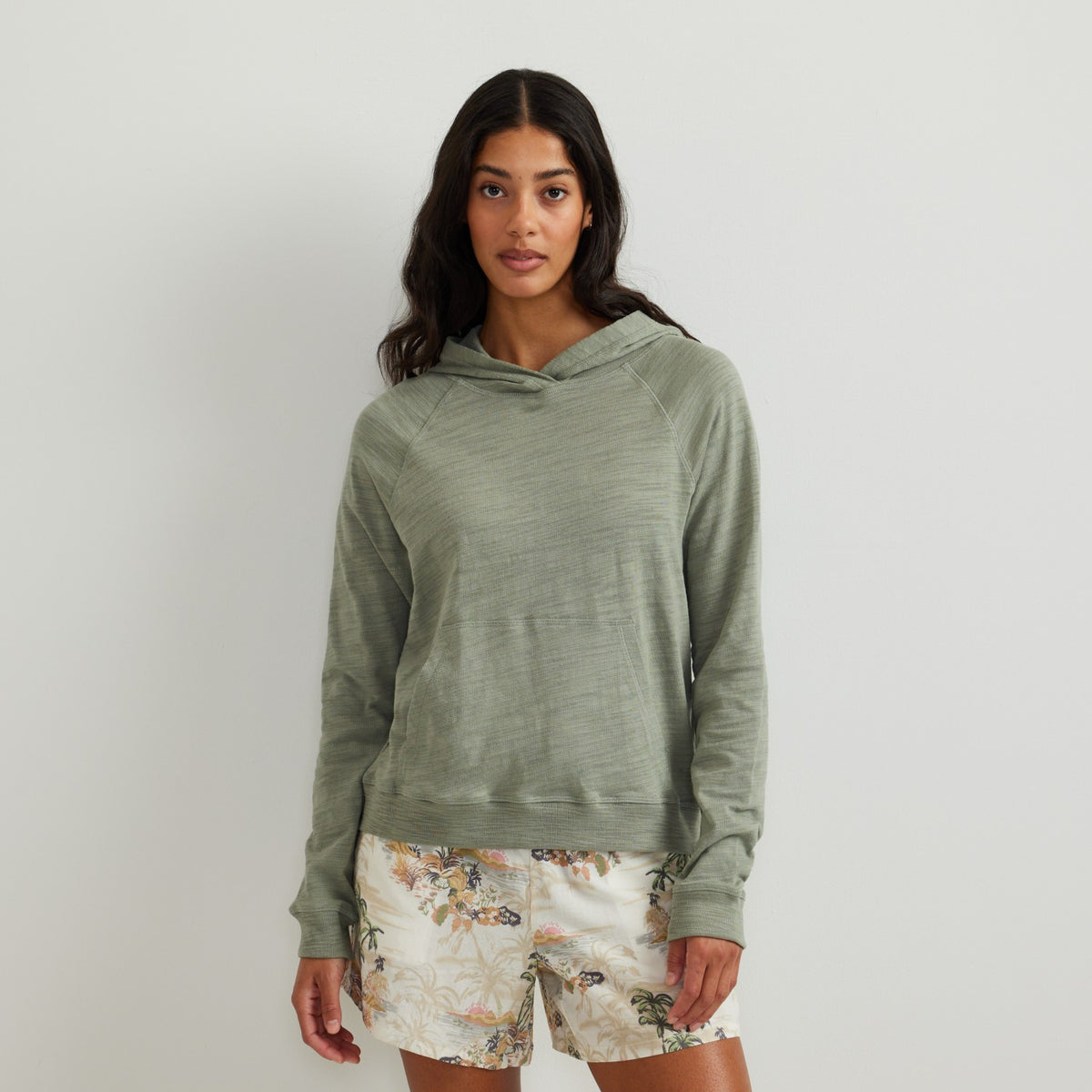 Eddie Bauer Women's Waverly Cotton Slub Hoodie