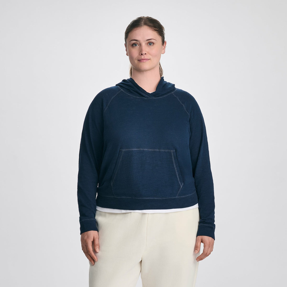 Eddie Bauer Women's Waverly Cotton Slub Hoodie