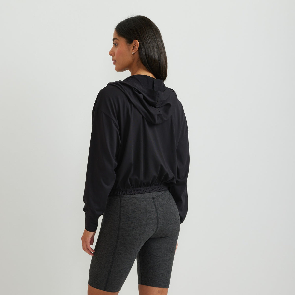 Eddie Bauer Women's Sightseer Knit Full-Zip Cropped Hoo