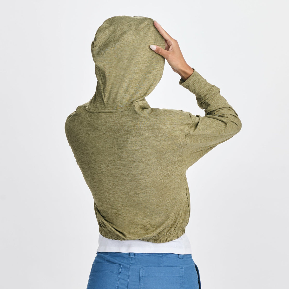 Eddie Bauer Women's Sightseer Knit Full-Zip Cropped Hoo