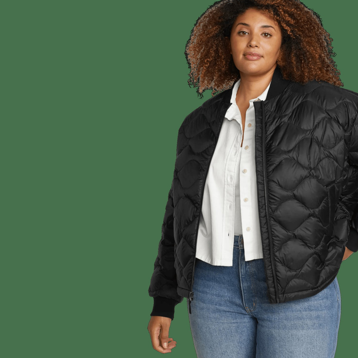 Eddie Bauer Women's Shaw Down Bomber Jacket