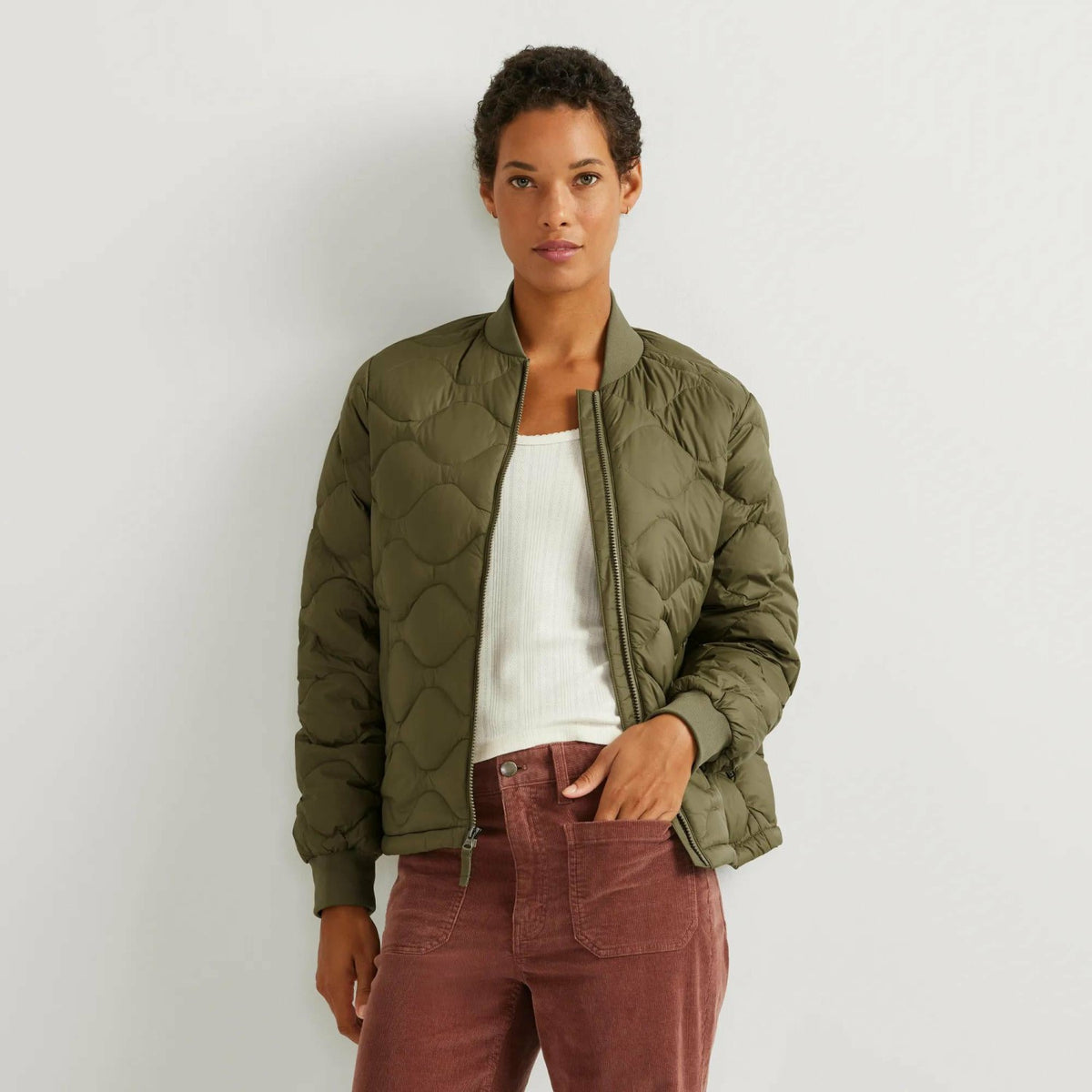 Eddie Bauer Women's Shaw Down Bomber Jacket