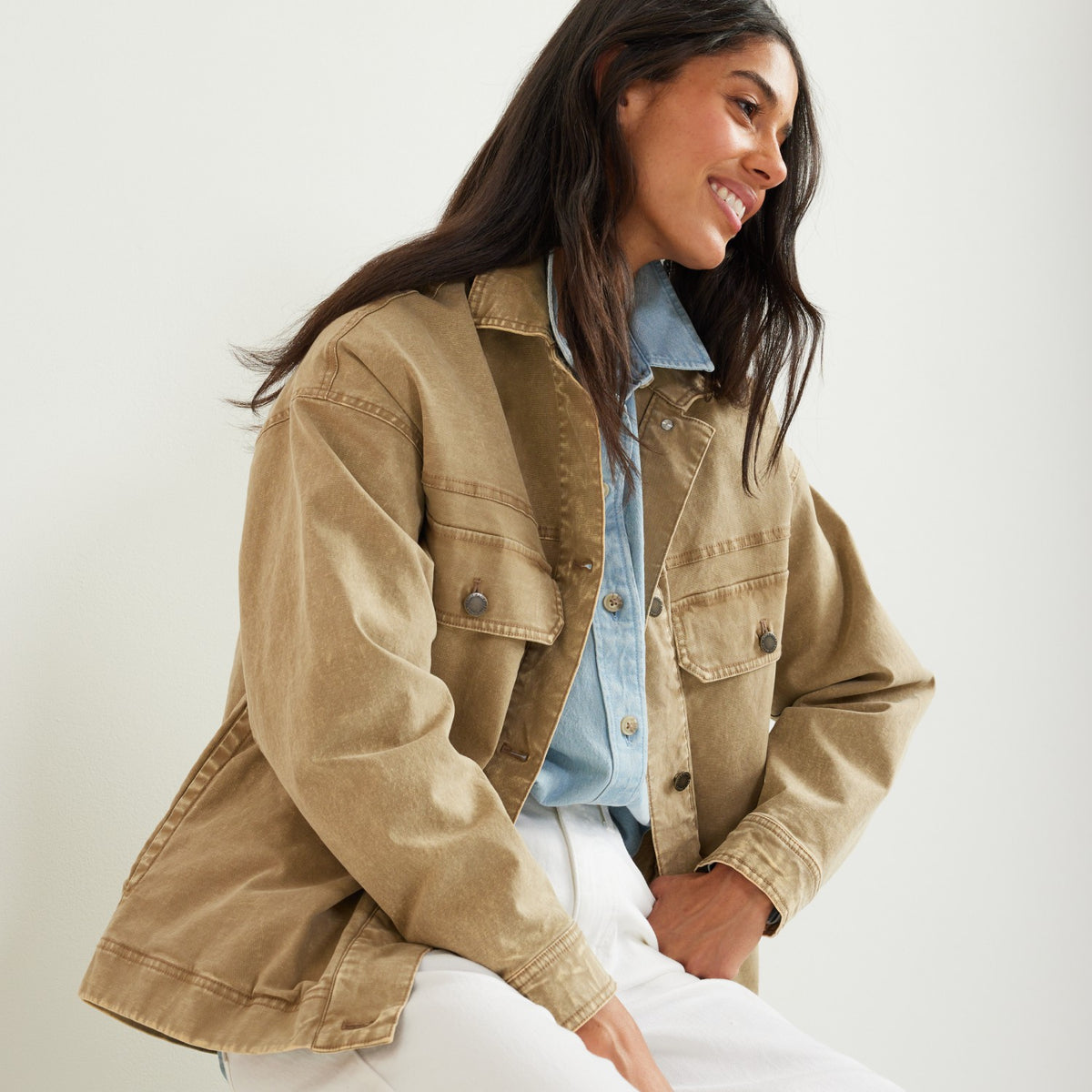 Eddie Bauer Women's Seabrook Vintage Washed Ja