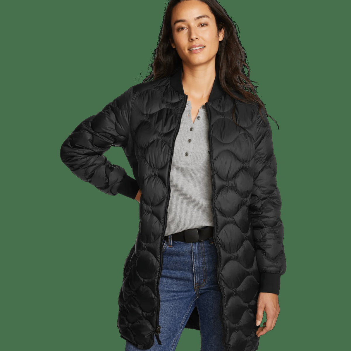 Eddie Bauer Women's Shaw Down Long Bomber