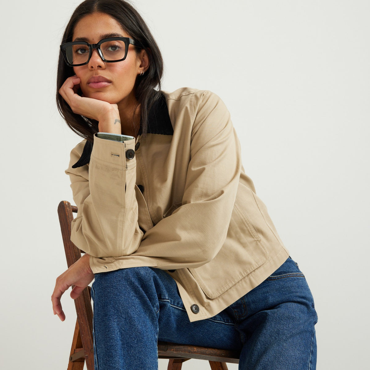 Eddie Bauer Women's Lark Cropped Barn Jacket