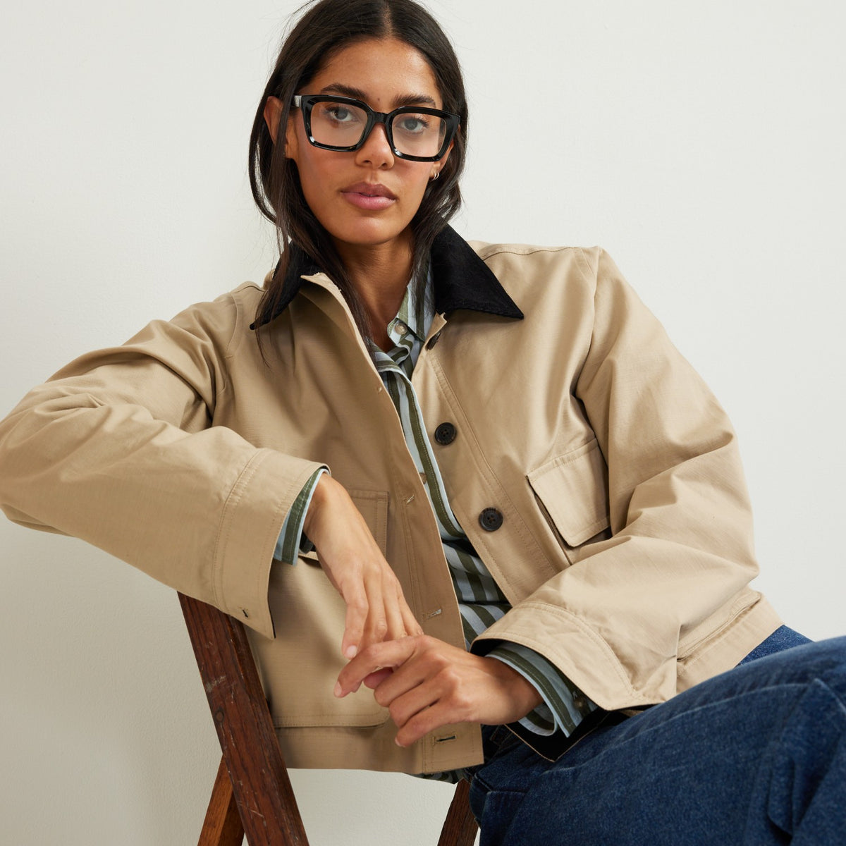 Eddie Bauer Women's Lark Cropped Barn Jacket