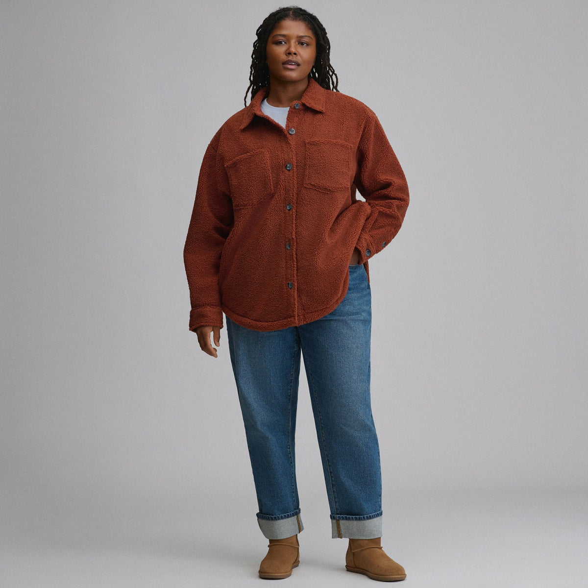 Eddie Bauer Women's Fleece Shirt Jacket