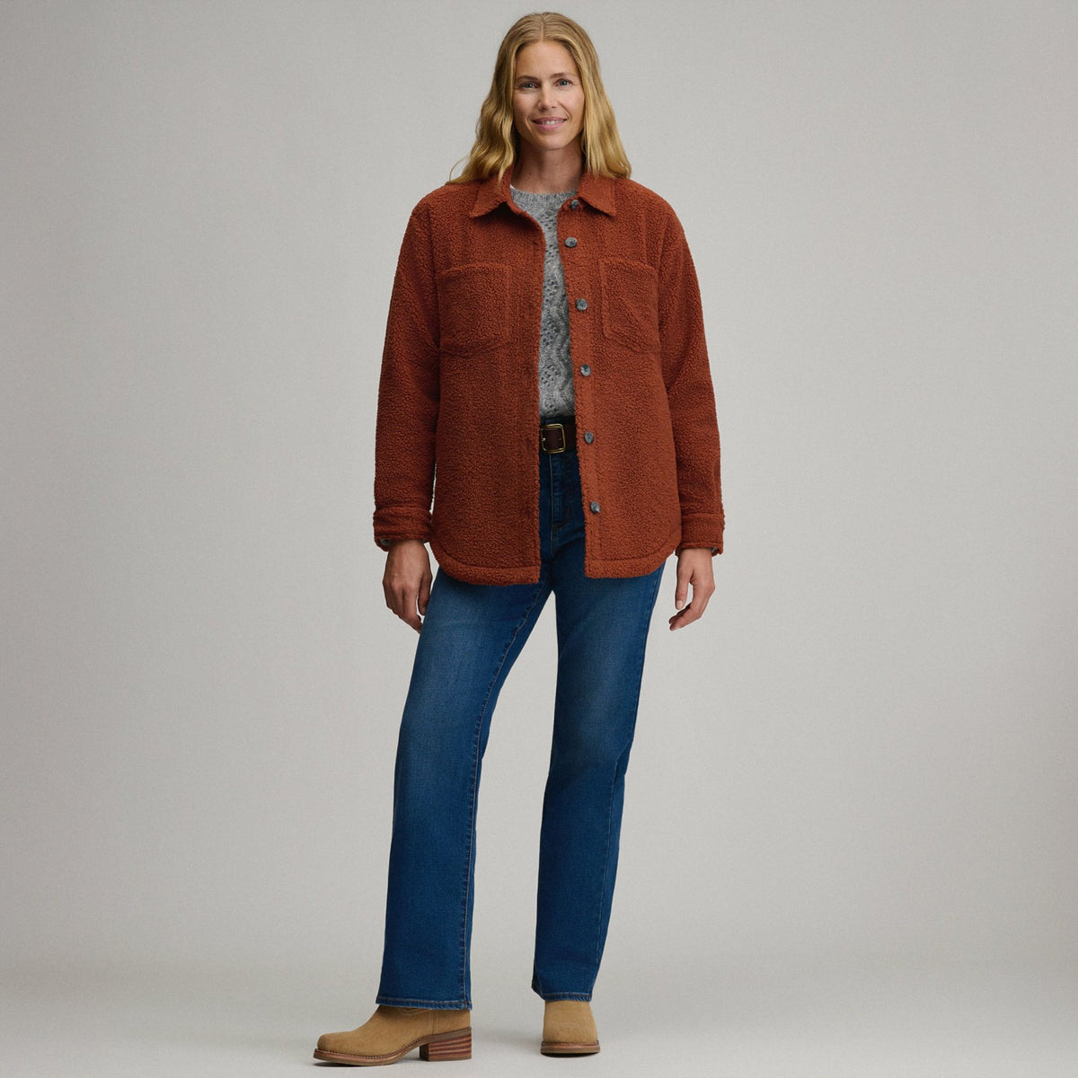 Eddie Bauer Women's Fleece Shirt Jacket