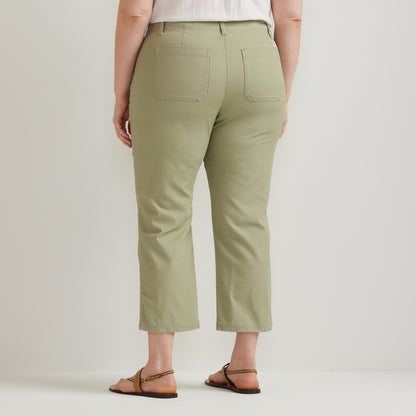 Eddie Bauer Women's Utility Canvas Kick Crop