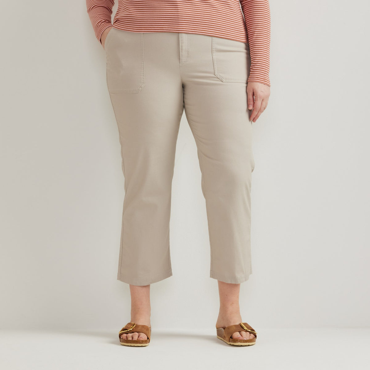 Eddie Bauer Women's Utility Canvas Kick Crop