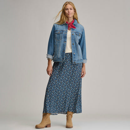 Eddie Bauer Women's Printed Midi Skirt