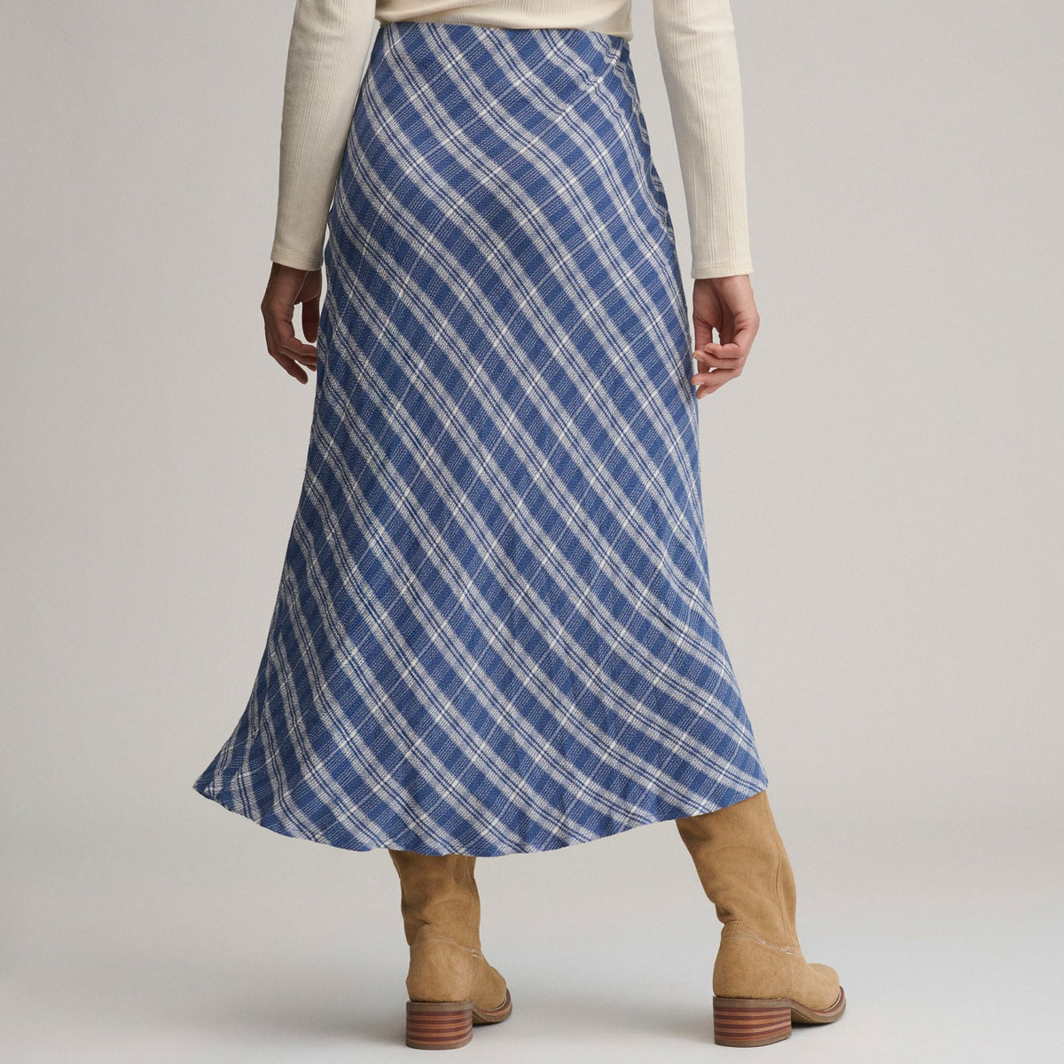 Eddie Bauer Women's Plaid Midi Skirt
