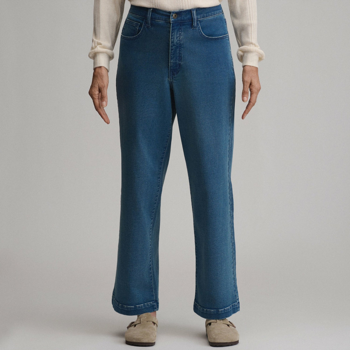 Eddie Bauer Women's High Waisted Wide-Leg Jean