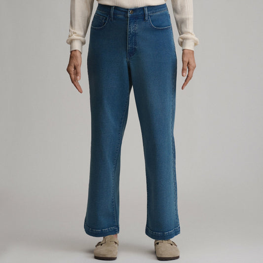 Eddie Bauer Women's High Waisted Wide-Leg Jean