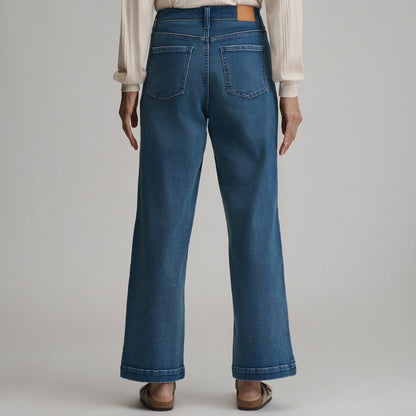 Eddie Bauer Women's High Waisted Wide-Leg Jean